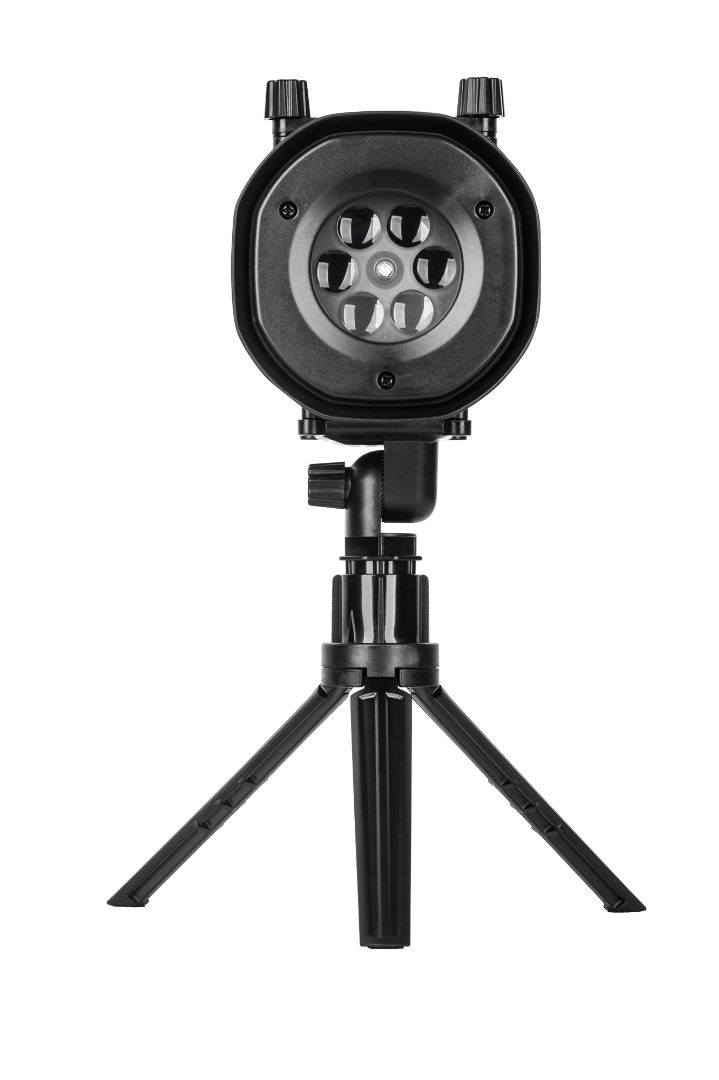 Projecteur d'effets lumineux LED - flocons de neige - Diapositives interchangeables