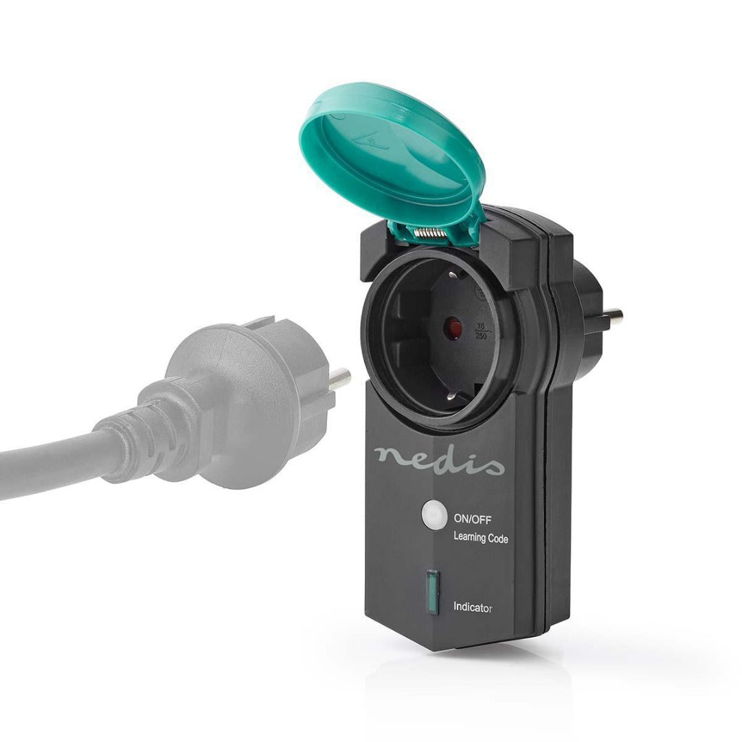 RF plug switch - 3680W - Receiver extension - For outdoor use