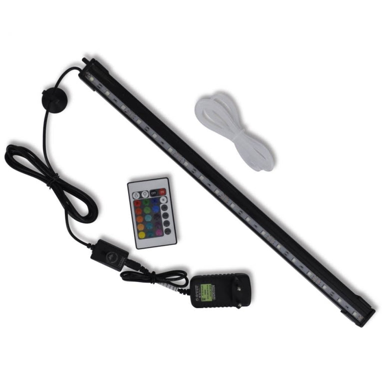 Lampe d'aquarium RGB 48 cm + contrôleur à 24 touches