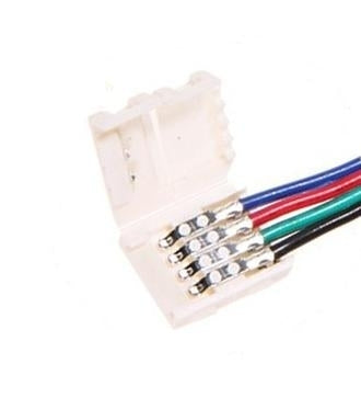 Câble de connexion pour bande LED RGB clic à clic - 10 cm