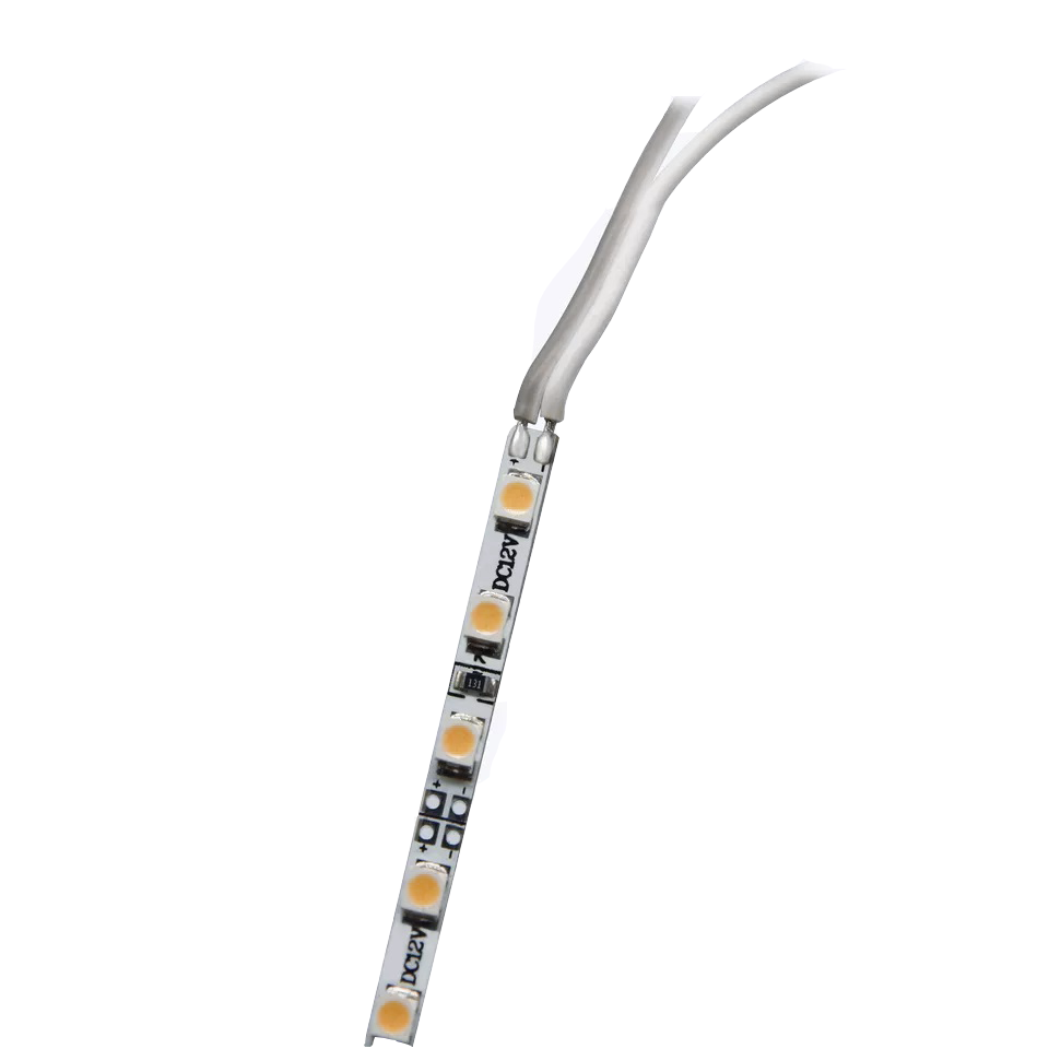 Warm wit rigide strip - 50cm - 2835 - 12 volt - 5mm