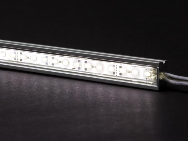 LED strip 50cm in aluminum profile - outdoor IP65 - neutral white - 12V