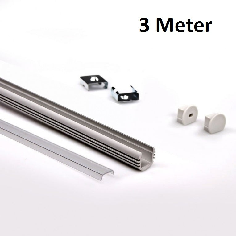 LED Profile 3 meters - round
