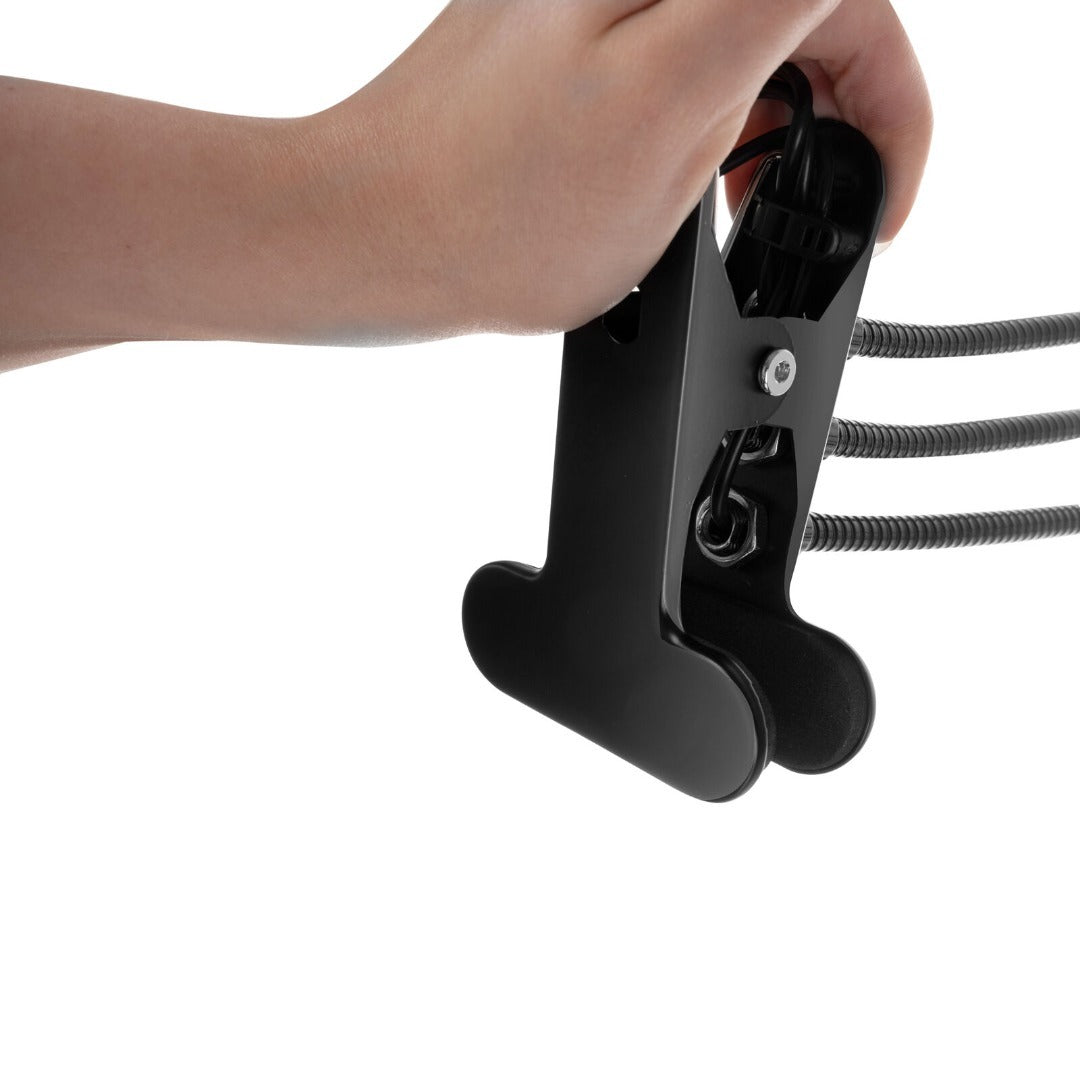 LED grow light - 3-way - Red/blue/purple - With controller and timer