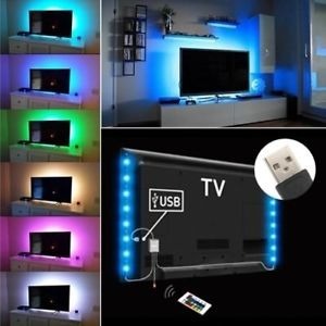 Bande LED USB - Bleue - IP65 - 1 mètre - 60 lumens/m
