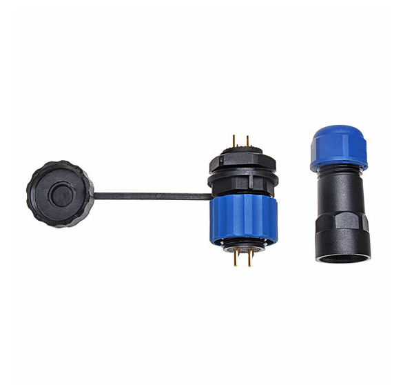 Male + socket - Waterdichte kabelverbinder - 2 aderig - IP68