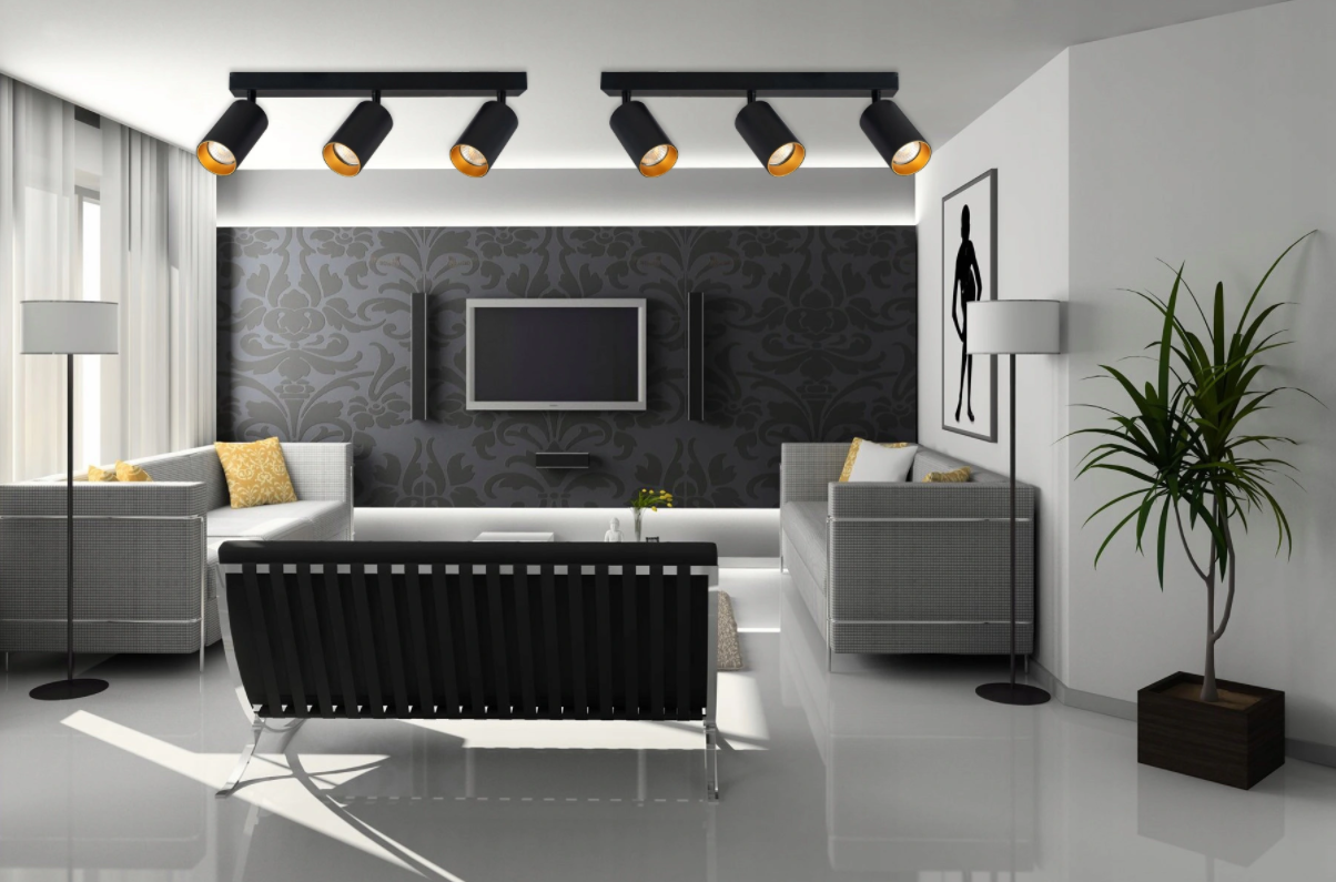 Surface-mounted ceiling spotlight - 3 pieces - GU10 fitting - Adjustable