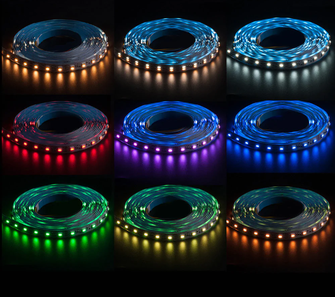5 meters RGB CCT - 5 in 1 SMD - LED strip - 60Leds/m - 12V