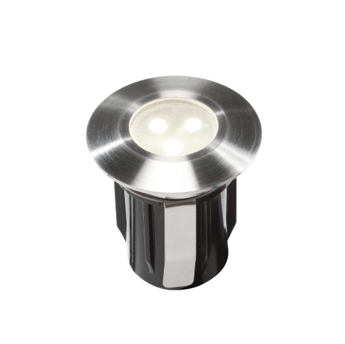 2x LED terras spot - 12V - 5 Watt - 42mm - Complete set