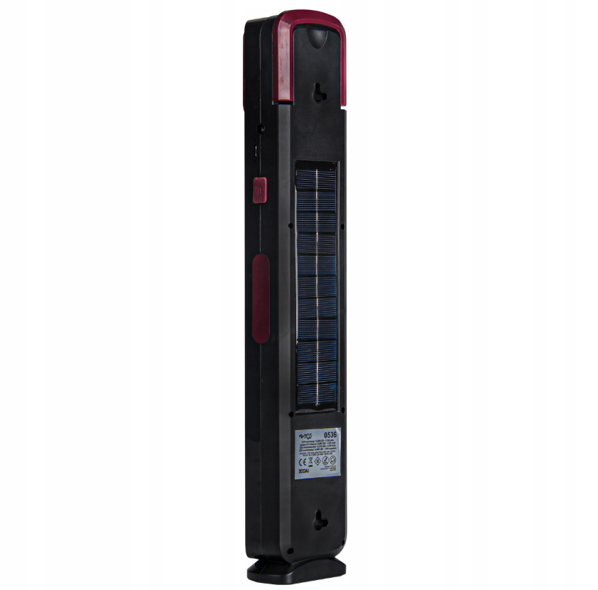 LED werkplaats lamp - 12.8W - Oplaadbaar + Solar - Koud wit