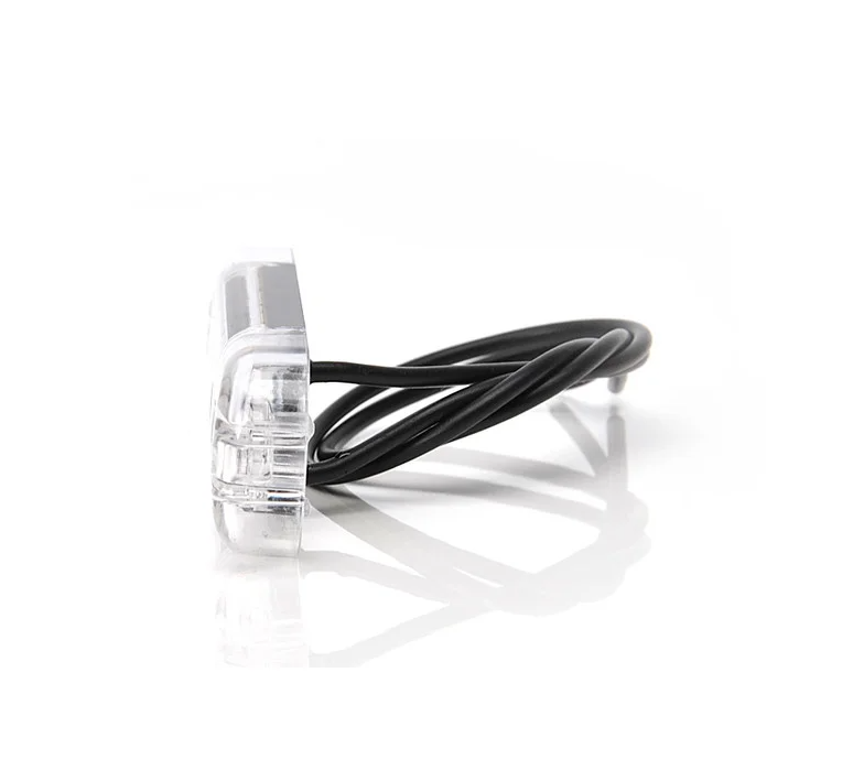 Side marker lamp - White - 12 / 24V - Waterproof - E20