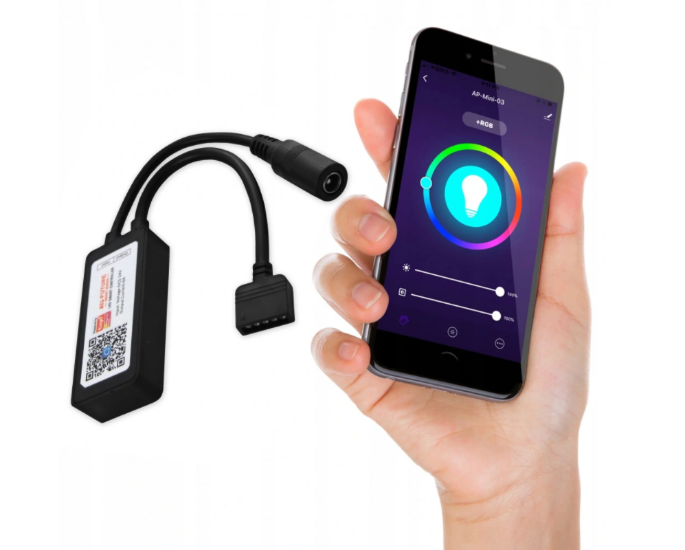 TUYA Smart RGBW controller - WIFI - 5 pins - 5 to 24V