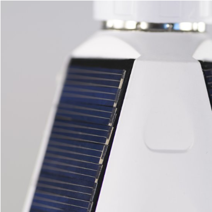 Lampe LED solaire - avec panneaux solaires