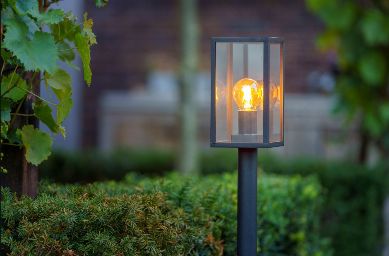 2x LED pedestal garden lamp - 3.5 Watt - 12V - 68cm - Complete set