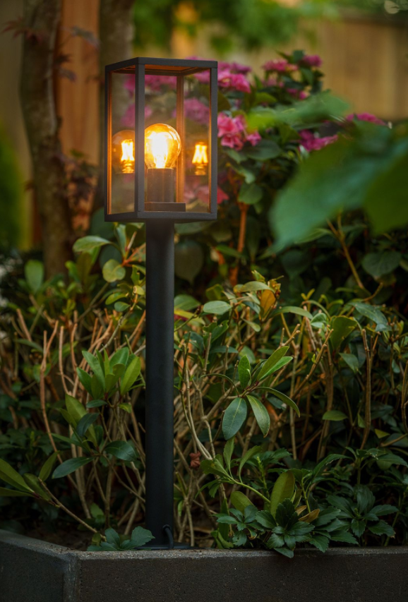 2x LED pedestal garden lamp - 3.5 Watt - 12V - 68cm - Complete set