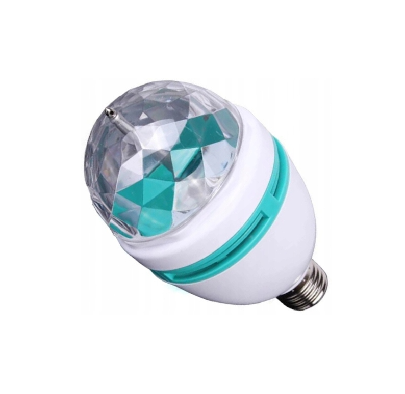 Ampoule disco E27 - Multicolore - 3W - 230V