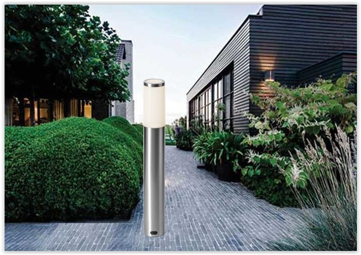 3x LED garden pole - 1 Watt - 12V - 440mm - complete set