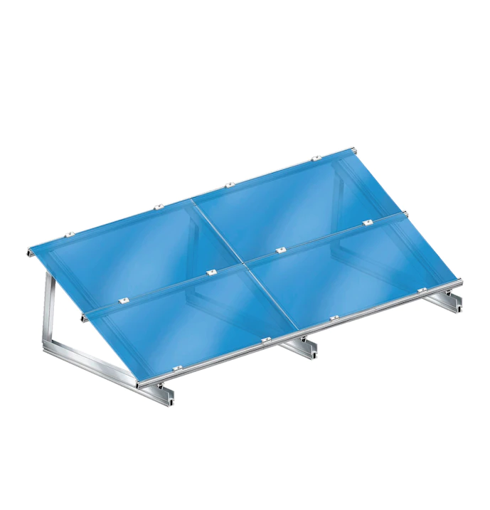 Solar panel support - 10 to 15 degrees - 156cm - Tiltable - Per piece