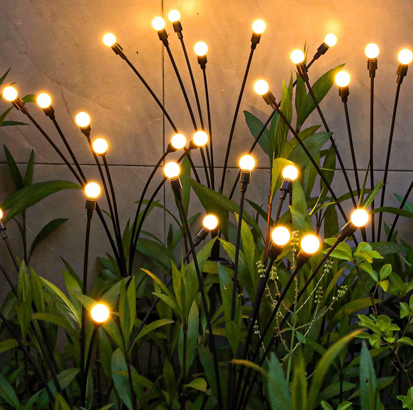 Lampe solaire de jardin à LED - 73 cm - Avec broche