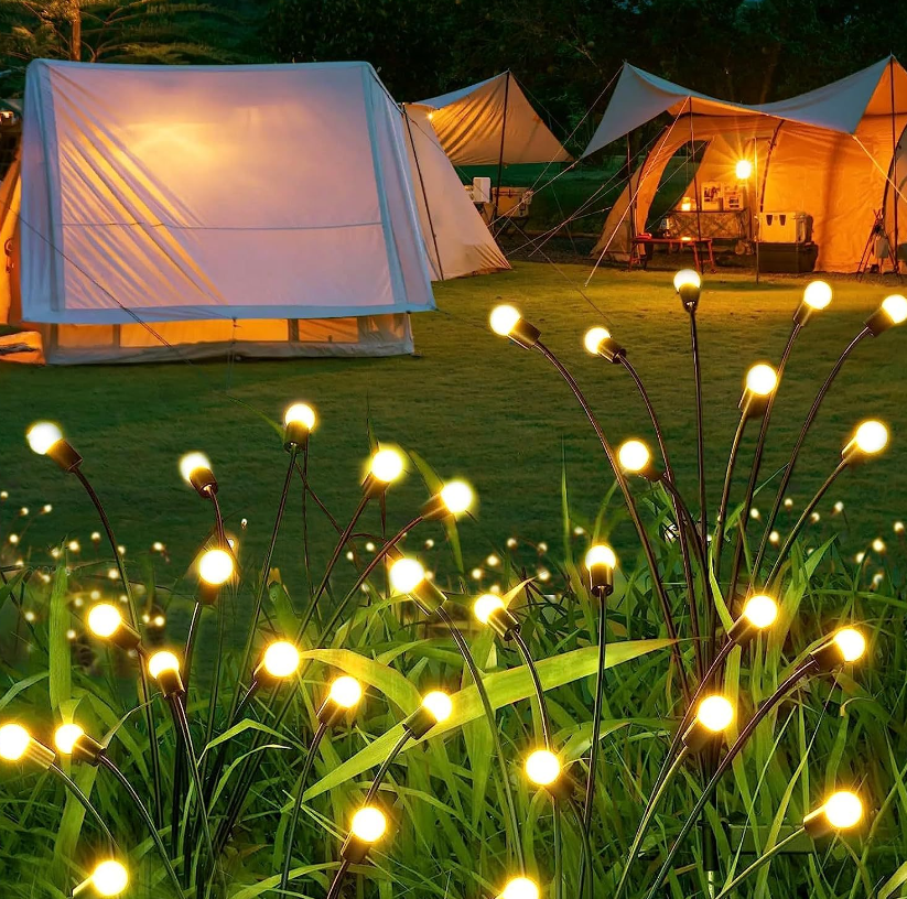Lampe solaire de jardin à LED - 73 cm - Avec broche