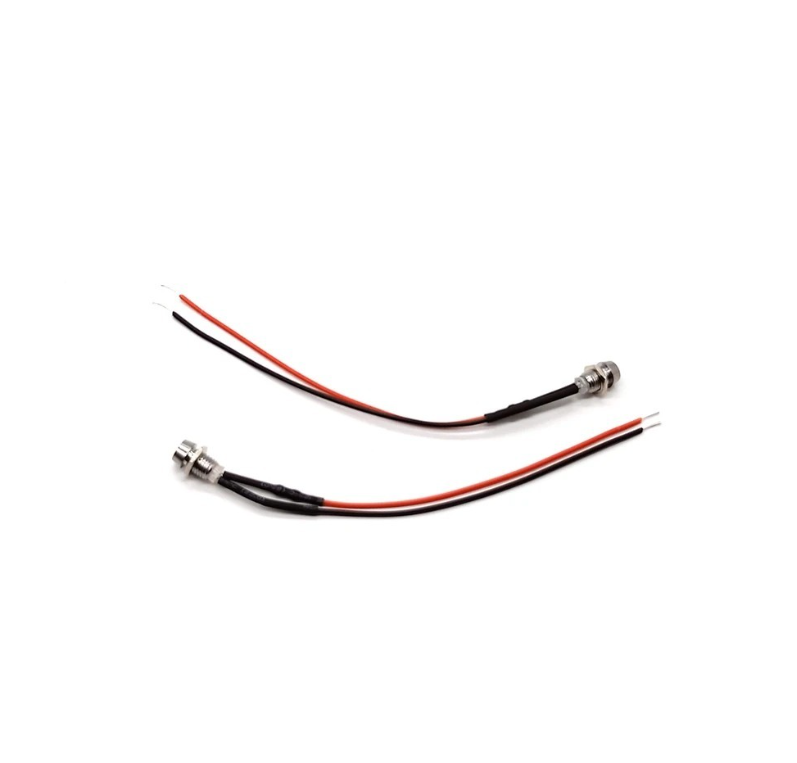 Mini LED indicatielampje - Violet - 10mm - 12/24V - Metalen behuizing