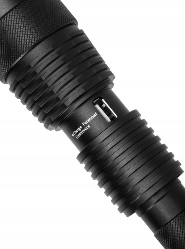 LED flashlight - 750 lumens - USB rechargeable - Power bank function