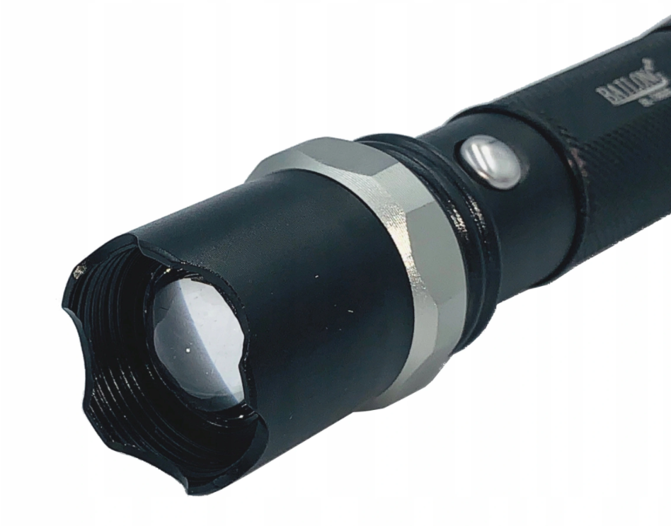 SWAT LED flashlight with UV LED - 300 Lumen - 14.5 cm