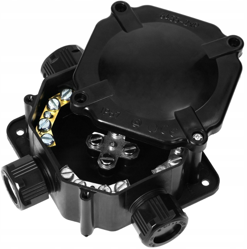 junction box for star and delta connections 4-way P67 - 144 x 144