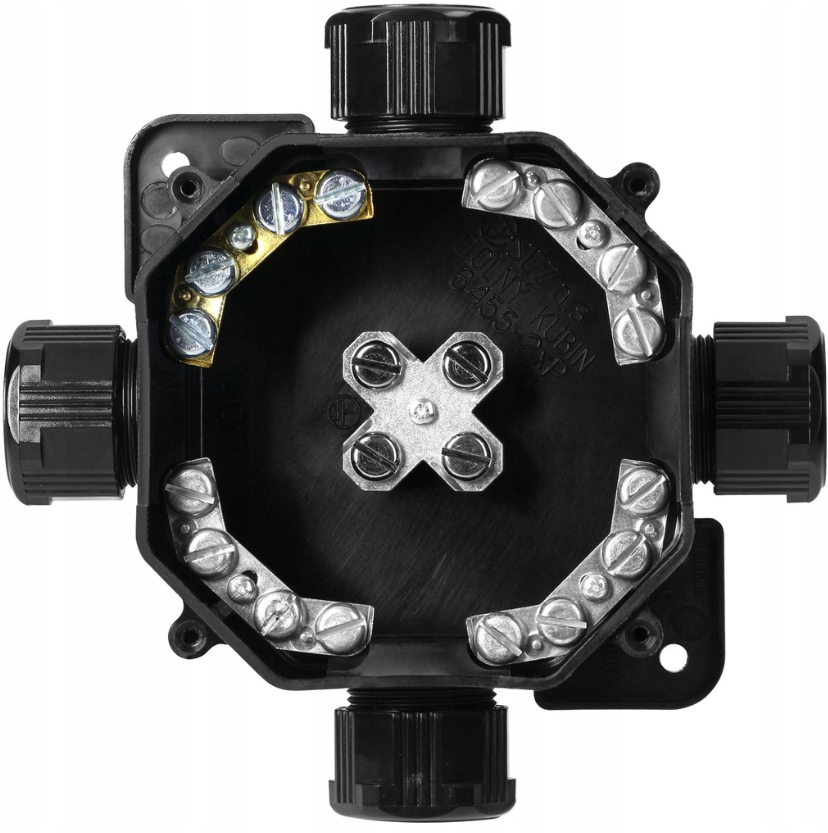 junction box for star and delta connections 4-way P67 - 144 x 144