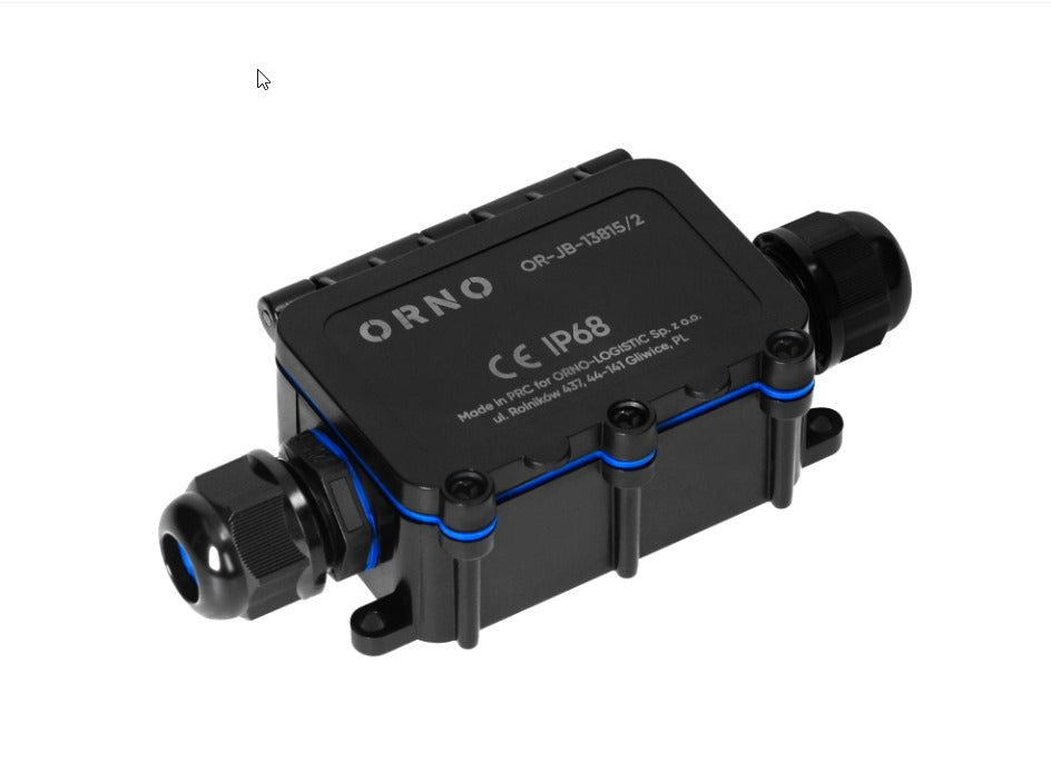 Junction box IP68 – 2-way - Impact-resistant and flame-retardant