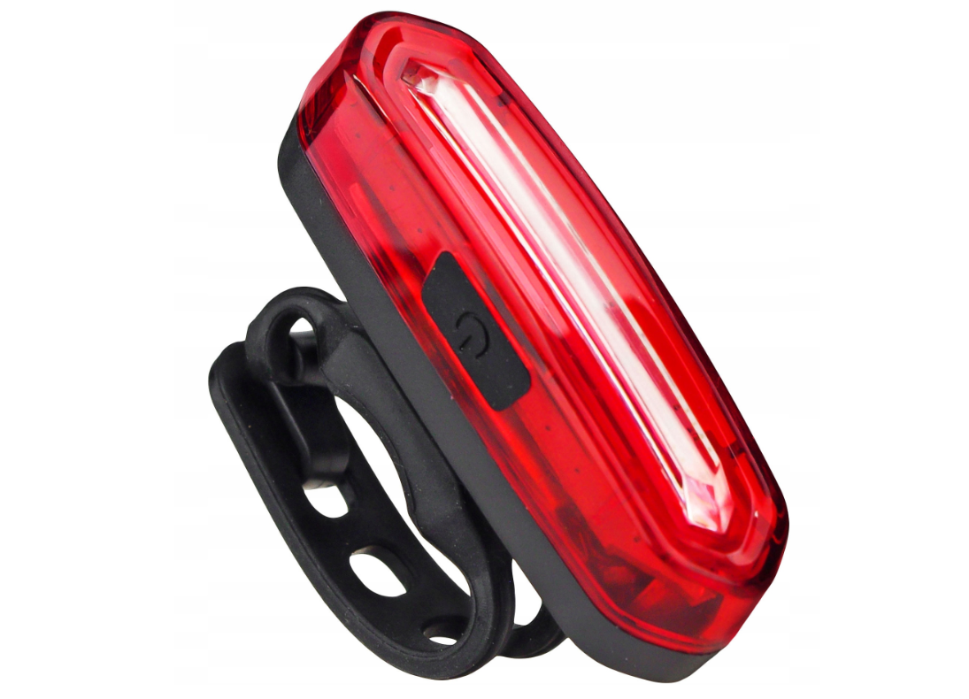 Bicycle lamp Red + Blue + Pink rechargeable - Extra bright