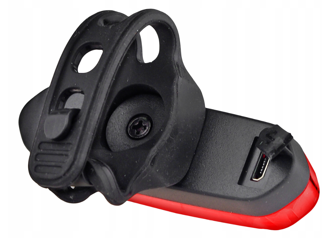 Bicycle lamp Red + White - rechargeable - Extra bright