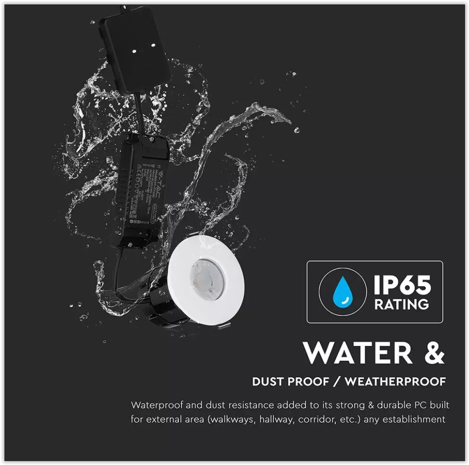 Smart LED spot - Fire resistant - 83mm - CCT - IP65