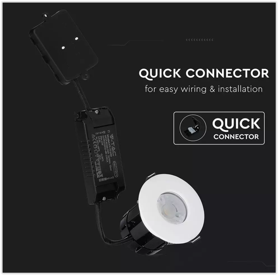 Smart LED spot - Fire resistant - 83mm - CCT - IP65