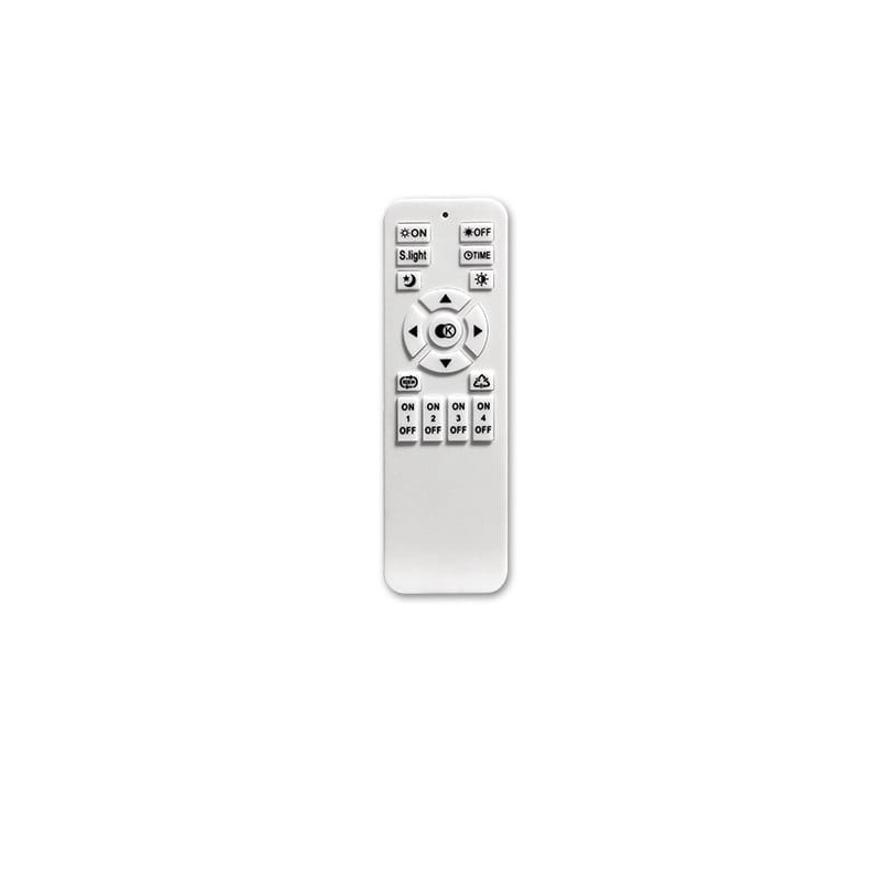 LED design ceiling lamp - 72W - CCT - With remote control - Black