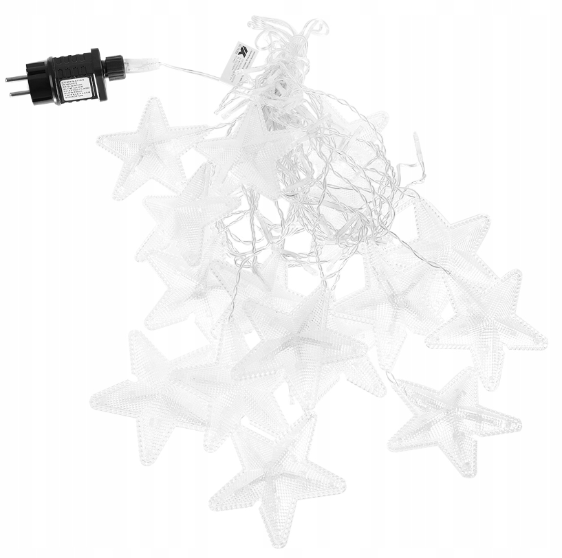 LED Christmas light curtain - 5.5 meters - Warm white - 136 LEDs