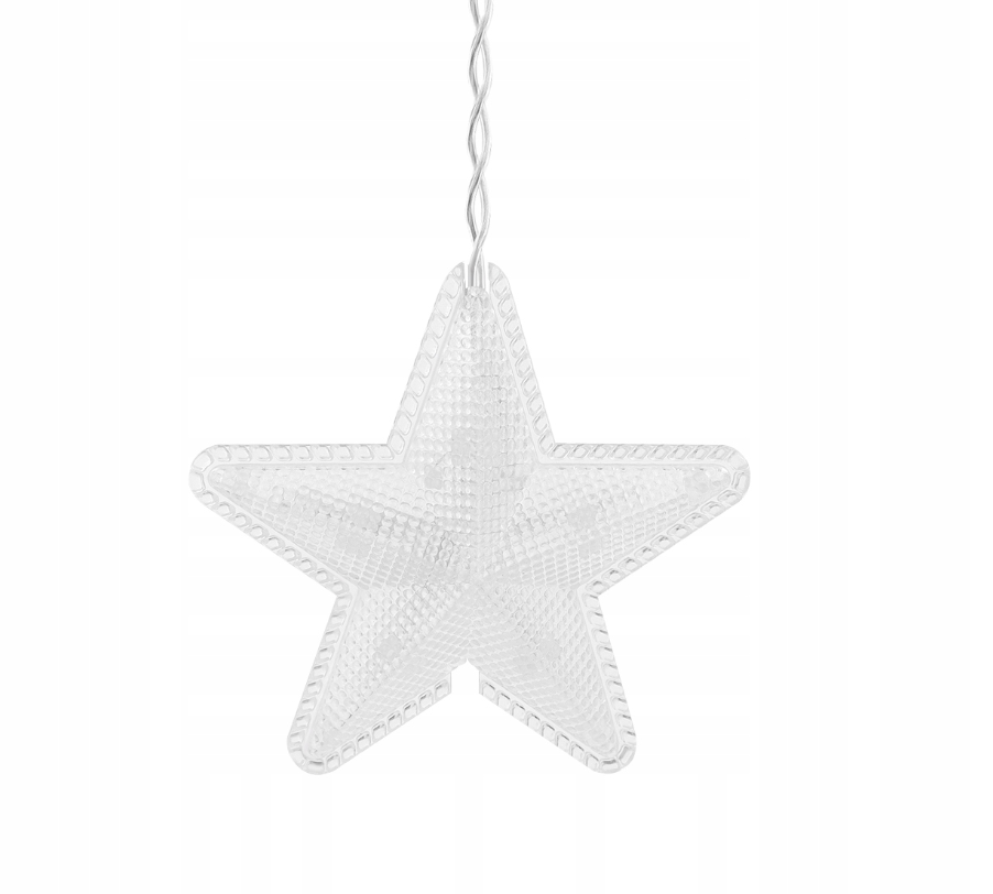 LED Christmas light curtain - 5.5 meters - Warm white - 136 LEDs