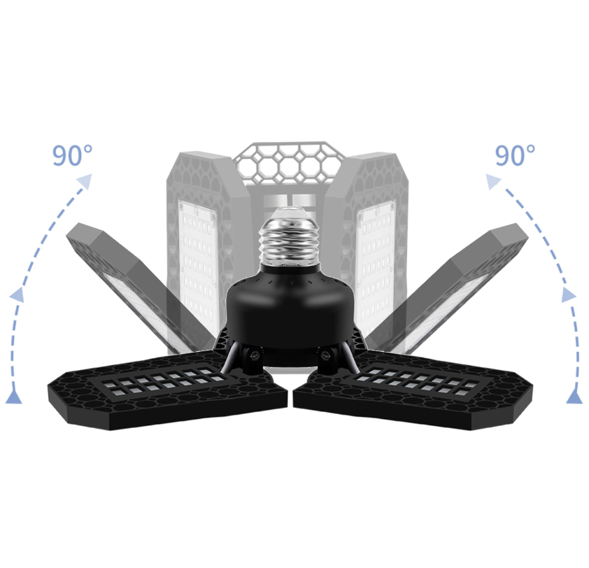 LED grow light - 108 LEDs - Red/blue - Adjustable