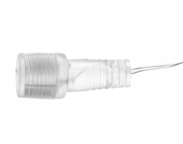 Guirlande lumineuse LED effet pluie de météorites pour Noël - 288 LED stalactites - 8 spirales - Tubes de 50 cm - Blanc froid