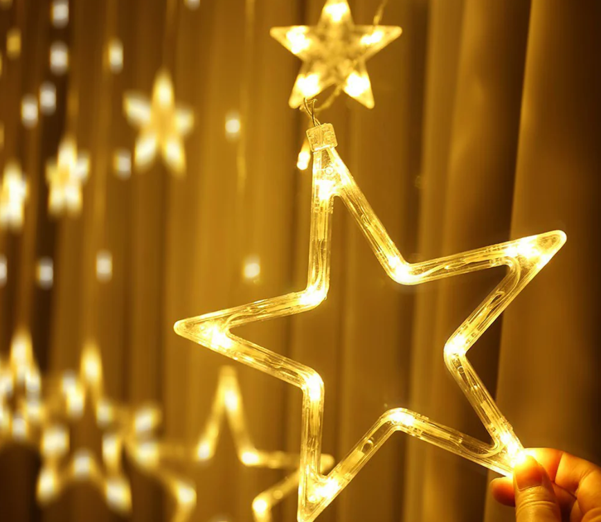 Starry Sky LED String Light – 120 Warm White LEDs | 8 Light Settings | 5.2m Enchanting Light