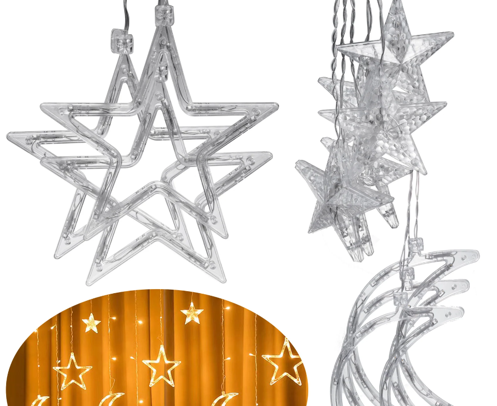 Starry Sky LED String Light – 120 Warm White LEDs | 8 Light Settings | 5.2m Enchanting Light