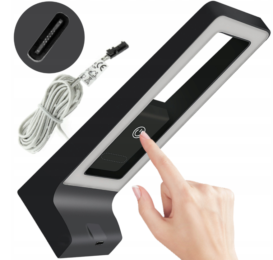 Under-cabinet lamp - Neutral white - Touch control - USB-C port