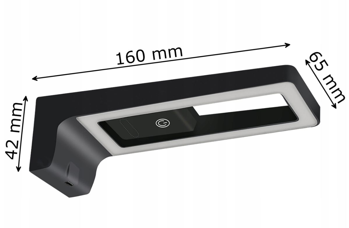Under-cabinet lamp - Neutral white - Touch control - USB-C port