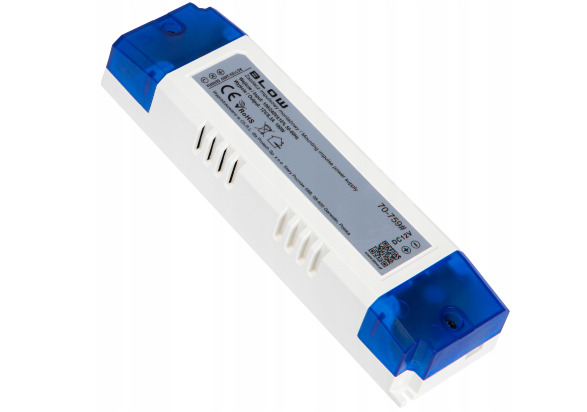 Built-in power supply - 12 Volt - 8.33A - 100W