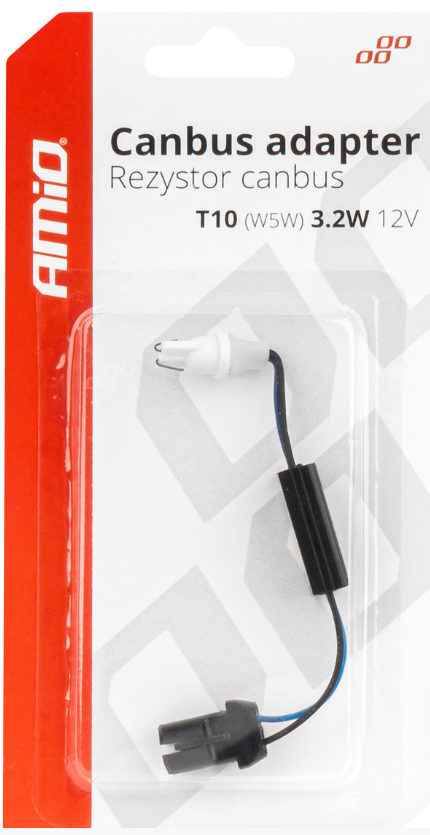 CANBUS-weerstand voor LED-lampen – 12V – 3.2W – T10 (W5W)