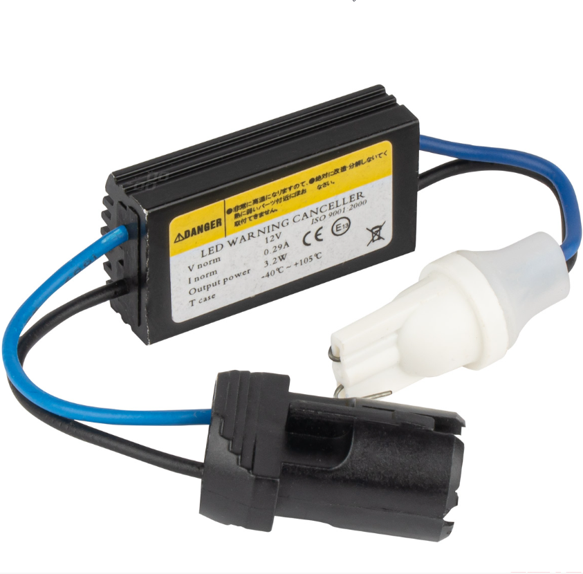 CANBUS-weerstand voor LED-lampen – 12V – 3.2W – T10 (W5W)