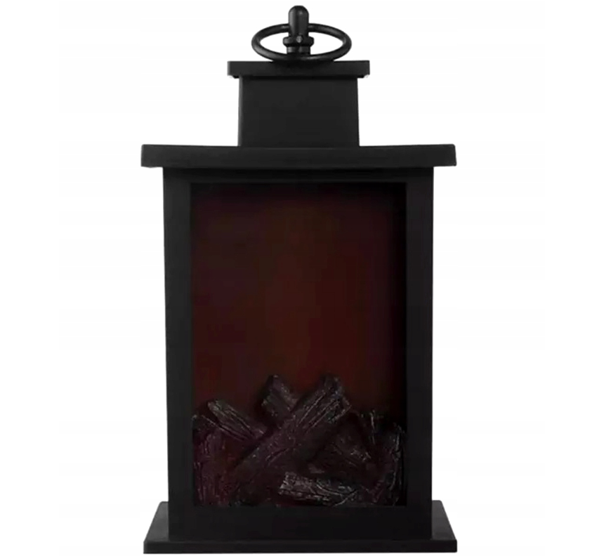 LED lantern - Flame effect - With timer - Battery operated