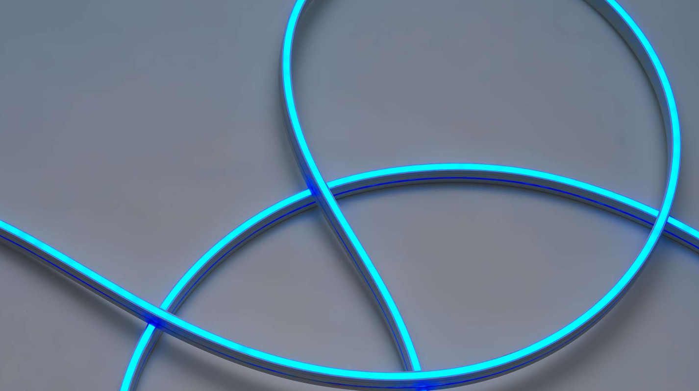 LED NEON - ice blue - 6x12mm - 120 LED/m - 12V - 5 meters