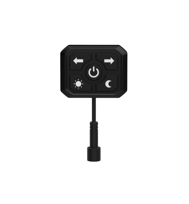 47cm LED bar flitser ultra dun - ORANJE - R65 R10 - Met controller