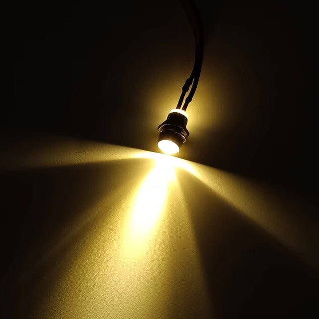 Mini LED spot lighting - Warm white - 10mm - 12/24V